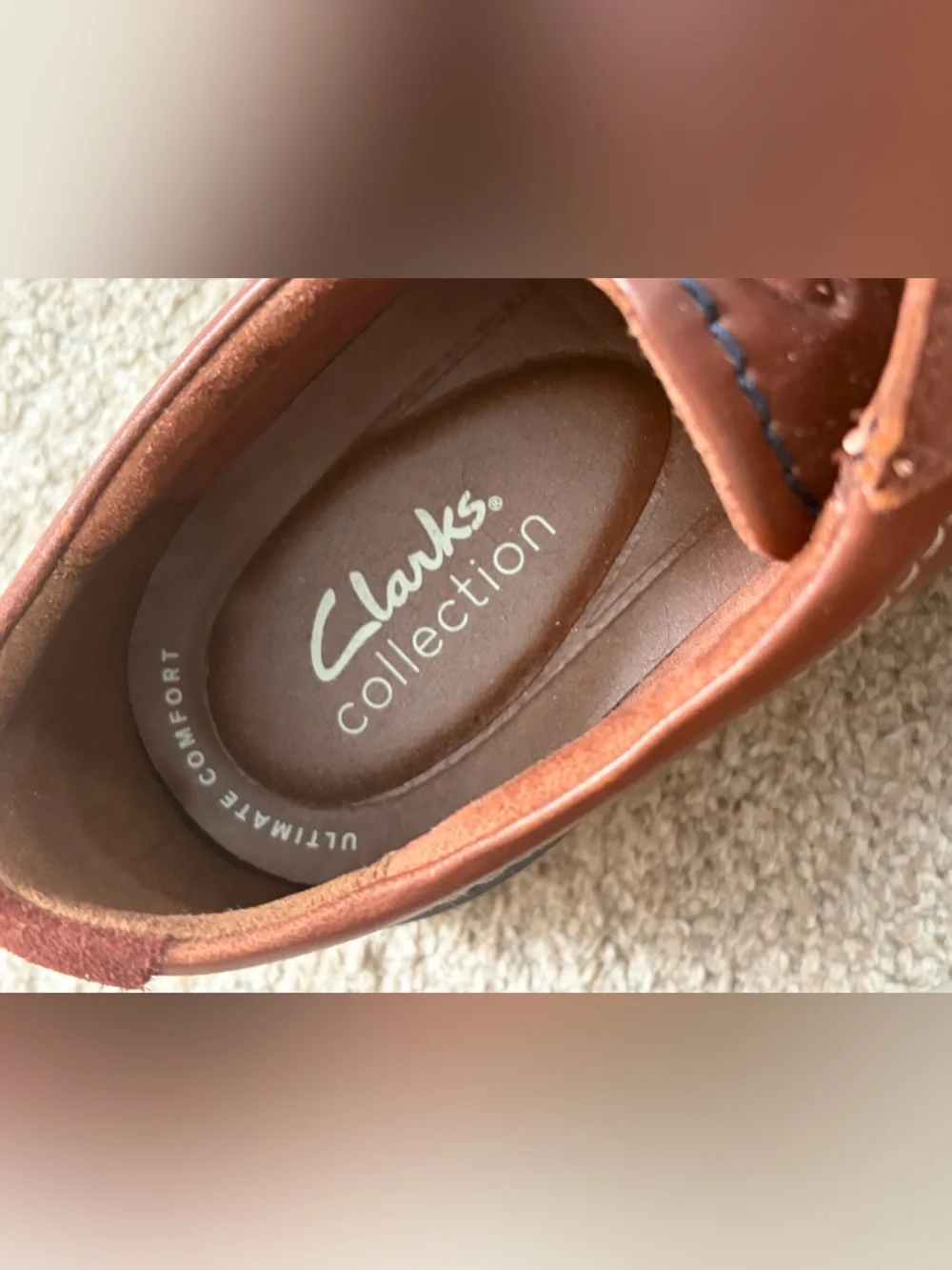 Clarks Men's Tan Leather Chukka Lace-Up Boots